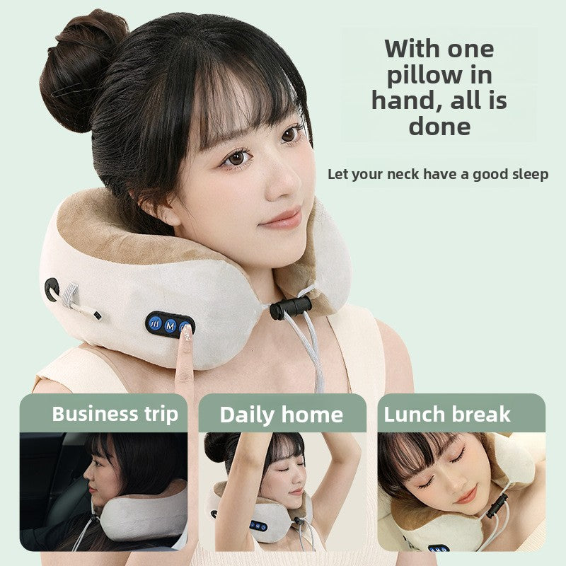 BackWell Heating Vibration Massage Pillow