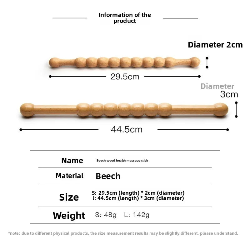 BackWell Bamboo Massage Stick