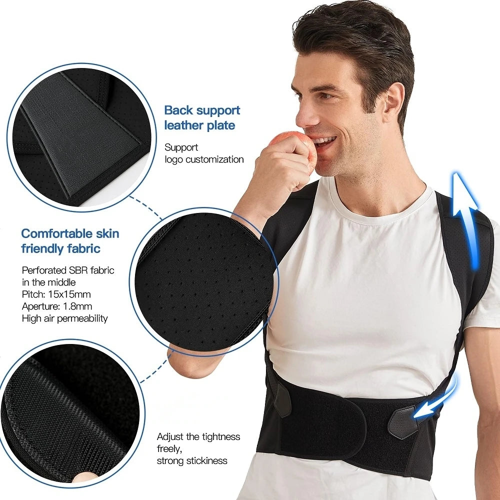 BackWell Full Back Brace & Posture Support