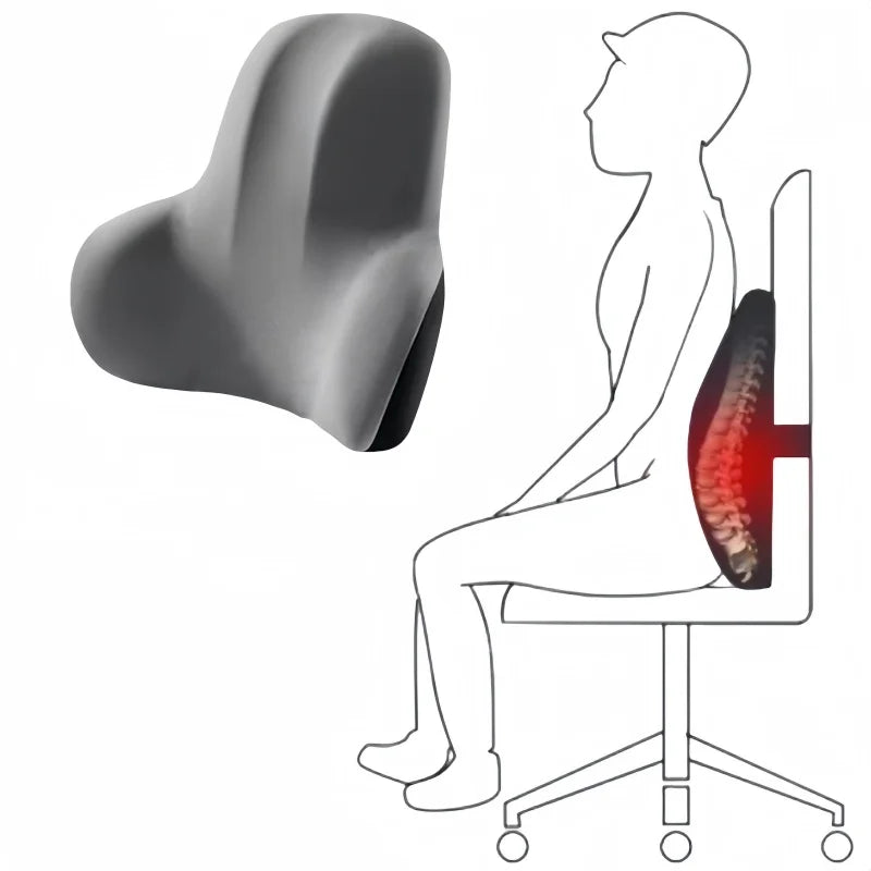 BackWell Lumbar Cushion for Chair & Car
