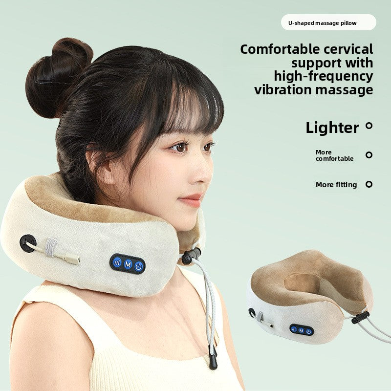 BackWell Heating Vibration Massage Pillow