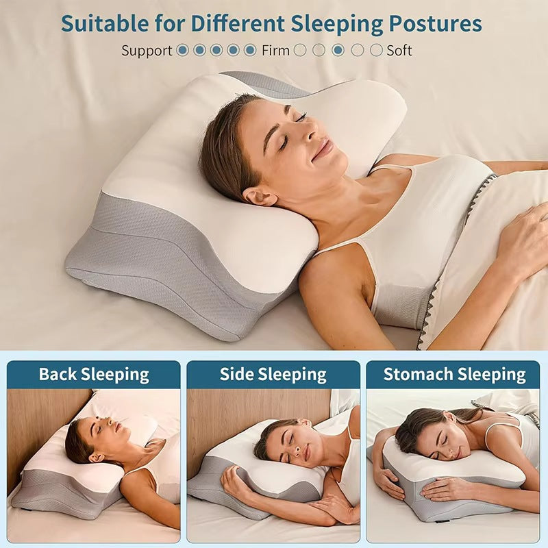 BackWell Memory Foam Side Sleeper Pillow