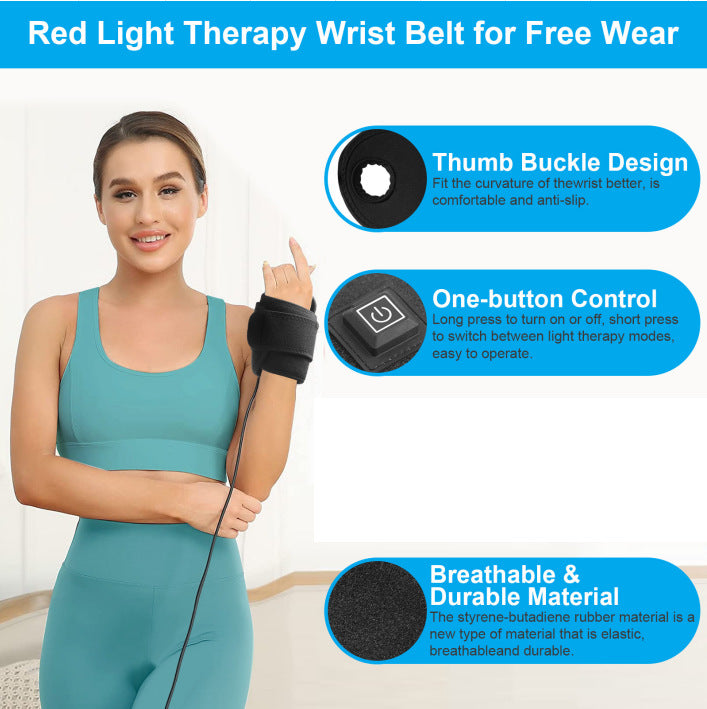 BackWell Red Light Wrist Support Band